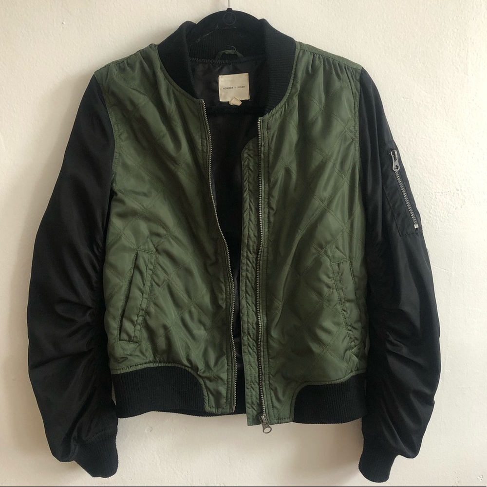 Silence + Noise bomber jacket size medium